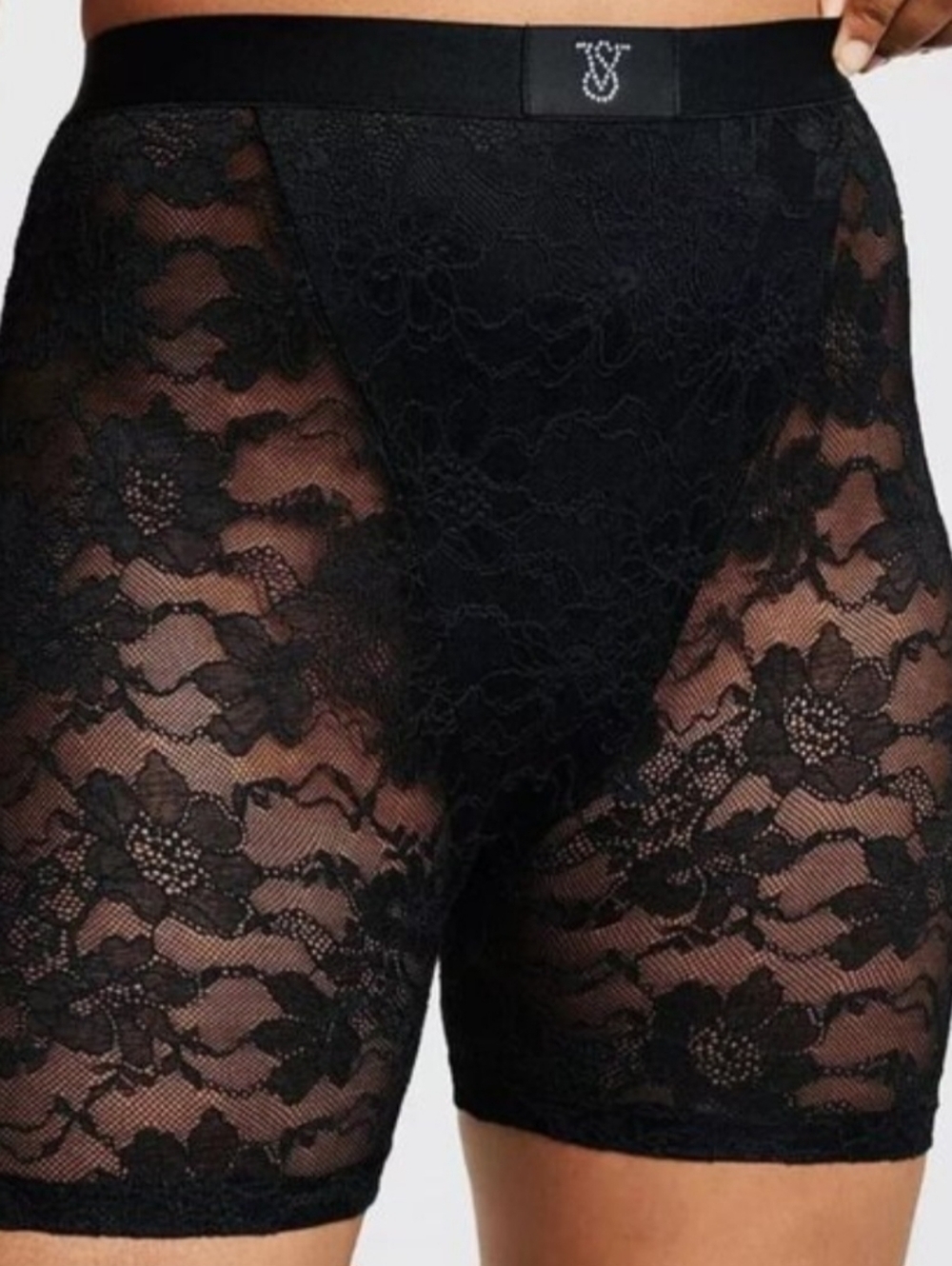 Black Lace Women's Boxer Briefs - Soft Stretch Comfort